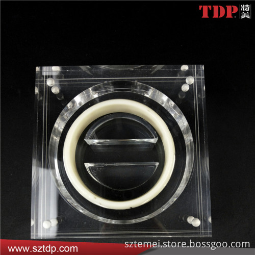 Shenzhen Factory Clear Magnet Bracelet Lucite Packing Gift Box